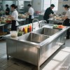 蚌埠不锈钢食堂水池_蚌埠不锈钢水池_蚌埠新跃胜金属制品
