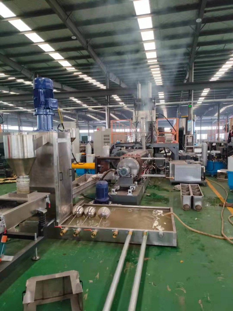 PE管道料造粒机95,250双阶水环设备